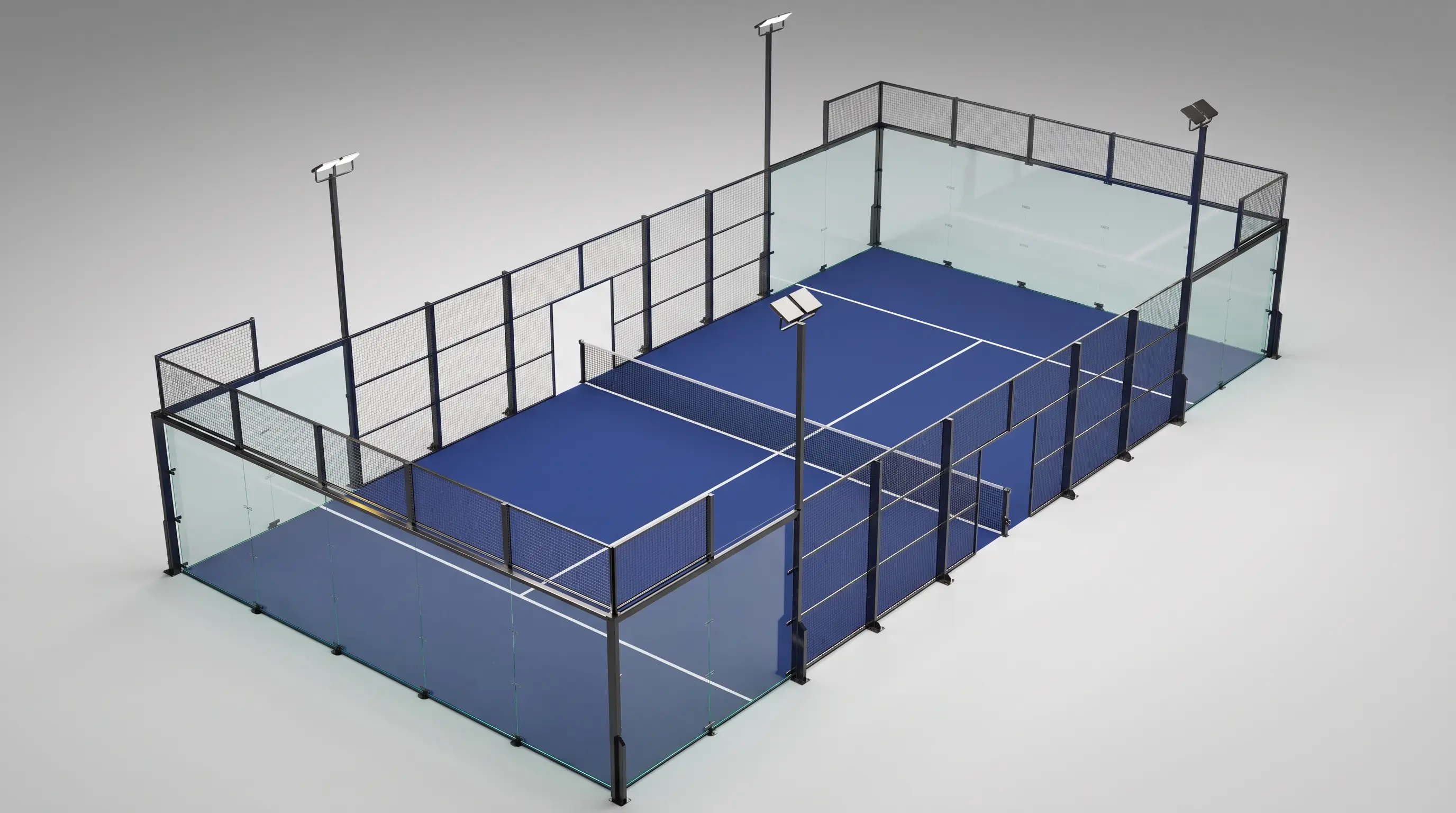 Campo da padel Panoramico — Campo doppio 20x10 m